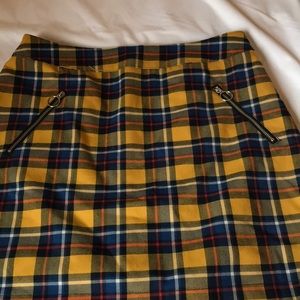 Plaid skirt
